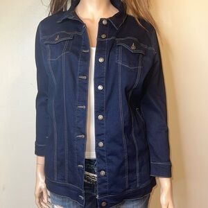 Women Within Denim Jacket Sz 18